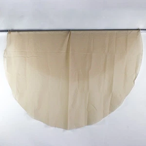 Unbranded Solid Beige Color Oval Fabric Table Cloth 72" x 70" - Picture 1 of 5
