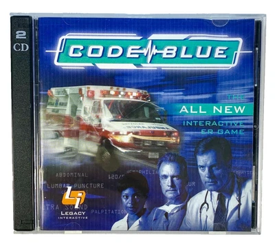 Code Blue Computer PC Game Medical ER Simulation 2 discs Windows Mac 2000 Tested - Image 1 of 4