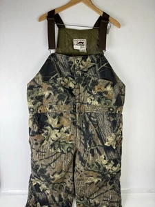 Vintage Duxbak Realtree Camo  Insulated Bib Overalls Zip Leg X Large USA - Picture 1 of 10
