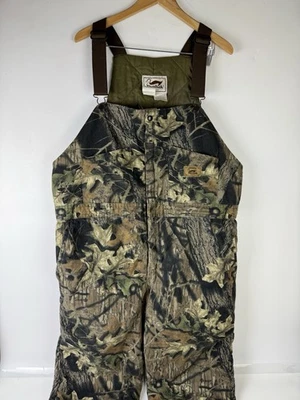 Vintage Duxbak Realtree Camo  Insulated Bib Overalls Zip Leg X Large USA - Image 1 of 4