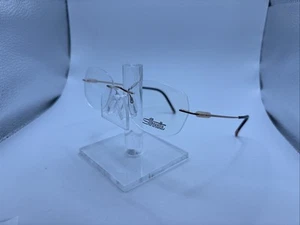Monturas de gafas Silhouette 5561 XI 3530 52/19 140 para mujer sin montura de oro rosa - Imagen 1 de 24