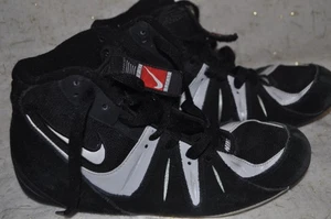 Nike Speed Sweep VI Wrestling Shoes Black White Youth Size 6Y 313611-011 (2008) - Picture 1 of 14