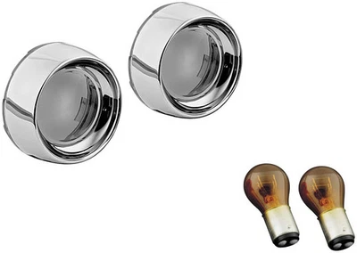 Biseles de plato profundo Kuryakyn con lentes ámbar motocicleta bicicleta de calle 2268 kur2268 Foto 1 de 4