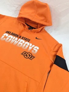 Felpa con cappuccio Nike On Field Oklahoma State Cowboys pullover uomo taglia 2XL - Foto 1 di 8