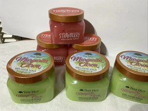 Tree Hut Shea Zucker Peeling 3 Erdbeeren & 3 Margarita Zitrone je 18 Unzen - Menge 6 - Bild 1 von 5