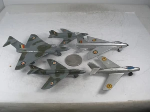 DINKY TOY PLANES Javelin, Hunter, Lightning, Swift and French Mystere. NICE SET - Picture 1 of 16