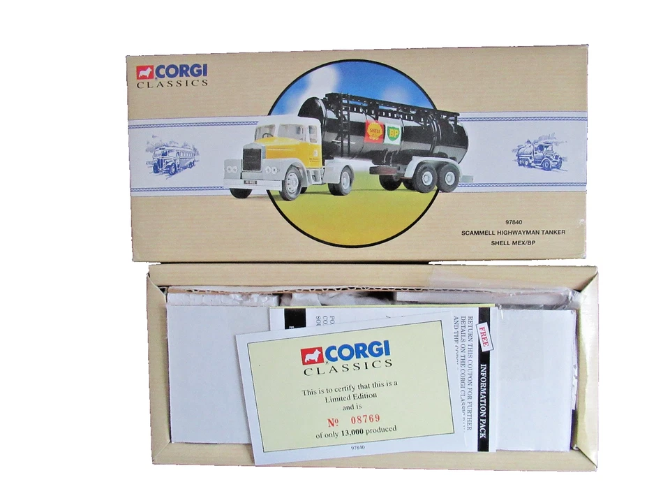 Modellautos Corgi 97840 Scammell Highwayman Tanker Shell Mex/BP neu ovp #2 - Bild 1 von 1