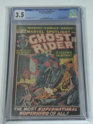 Marvel Spotlight# 5 cgc 3.5(Origin &1st App Of Ghost Rider&Roxane Simpson)🔥🔥🔥 - Image 1 of 4