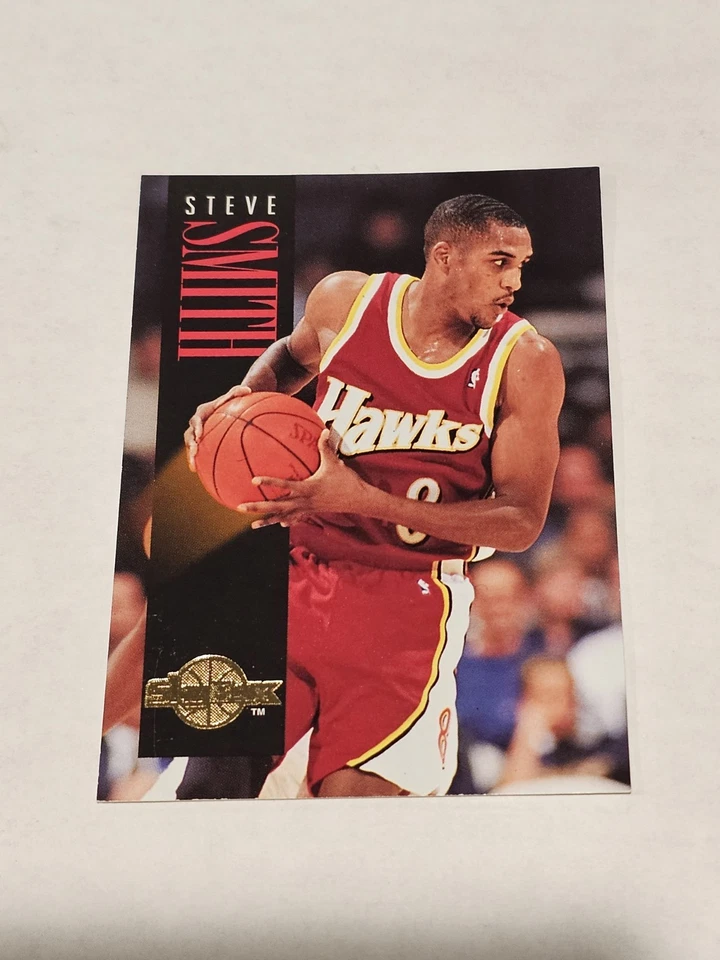 1994-95 SkyBox Premium Atlanta Hawks Basketball Card #205 Steve Smith - Image 1 of 2