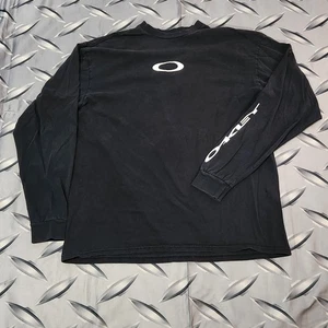 Vintage Oakley Center Logo Long Sleeve Shirt Size XL Y2K - Picture 1 of 5