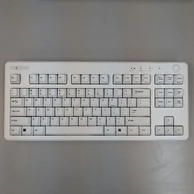 REALFORCE Topre R3 Tastiera Wireless Bluetooth 87 Tasti Super Bianco R3HD21 - Immagine 1 di 4