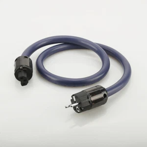 P101 OCC Pure Copper Schuko Power Cable with EU Schuko Power plug connector - Picture 1 of 8