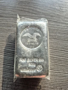ANDORRA Silberbarren 500g/999 eingeschweißt und unbeschädigt 15 Diners - Bild 1 von 3