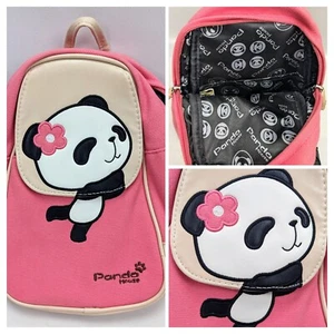 RARE PANDA HOUSE Bubble Gum Pink Adjustable Strap Skater Anime Shoulder Bag - Picture 1 of 9