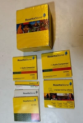 Rosetta Stone Spanish Language Learning Software Level 1, 2,3.version 3 - Image 1 of 2