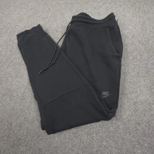 Nike Track Pants Mens XLARGE Black Tech Fleece Activewear Jogger cotton Size XL - Picture 1 of 11