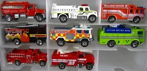 Matchbox Fire Rescue Truck Assortment Lot of 8 - Picture 1 of 9
