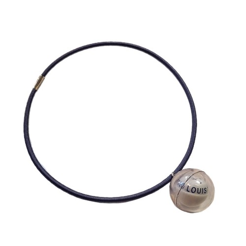 LOUIS VUITTON（LV） Collana con ciondolo Louis Vuitton (limitata) 2000 tazze blu e bianca bussola Y2K ottime condizioni