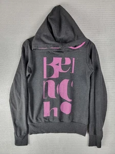 Bench hoodie sweatshirt size small gray faded skate surf spellout - Picture 1 of 14