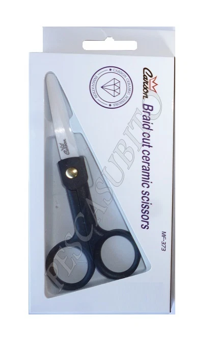 forbici grandi con lame in ceramica taglia filo trecciato dacron forbice treccia - Immagine 1 di 1