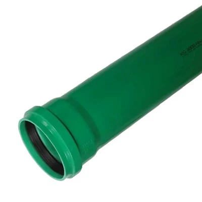 Ostendorf KG 2000 Rohr DN 110 x 500 mm Abwasserrohr Abflussrohr grün - Bild 1 von 4
