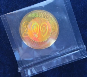 Gold Medaille von AH Hologramm 1999 auf 2000 Millennium 10,00 Gramm 999 Gold Au - Bild 1 von 2