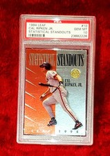CAL RIPKEN JR 1994 LEAF STATISTICAL STANDOUTS GORGEOUS FOIL PSA 10 🔥 SCARCE