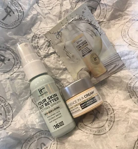 It Cosmetics Your Skin But Better SPRAY/CREAM GEL LOTION mini Sizes (See Photos) - Picture 1 of 5
