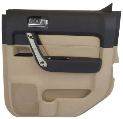 2009-2010 Hummer H3T Ebony & Cashmere RH Rear Door Panel New OEM 94723405 - Image 1 of 4