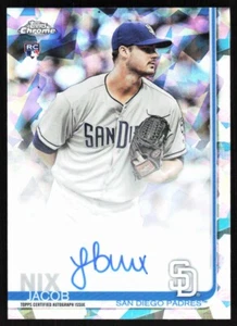 2019 Topps Chrome Sapphire Edition Jacob Nix Auto San Diego Padres #CSA-JA - Picture 1 of 2