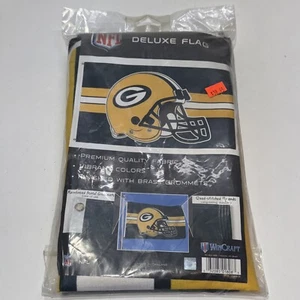 Wincraft NFL Green Bay Packers Helmet Logo Official Licensed 3’x5’ Foot Flag - Picture 1 of 6