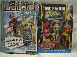 Lot of 2~Monster High Diaries by Nessi Monstrata~HC w/poster~LBDLC - Imagen 1 de 7