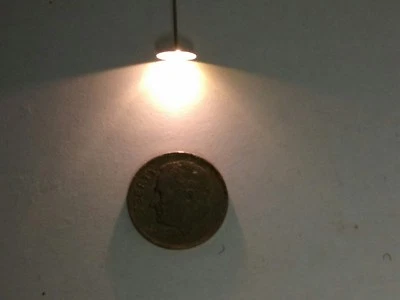 HO Round house ceiling industrial light (warm white) 18" shade - Image 1 of 2