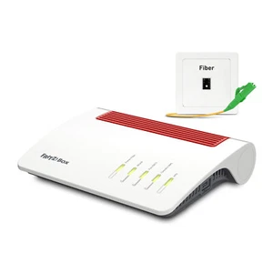 AVM FRITZ!BOX 5590 Fiber Router Glasfasermodem WLAN WiFi 6 Mesh Telefonanlage - Bild 1 von 6
