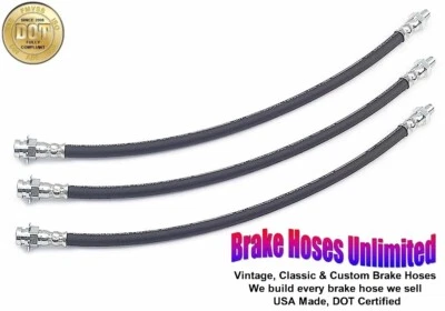 BRAKE HOSE SET Willys Jeepster 1948 1949 1950 - Image 1 of 2