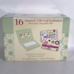 Tarjetas de felicitación recintos para tarjetas de regalo 16 surtidos cumpleaños nuevos congresos para bebés NUEVOS - Imagen 1 de 4