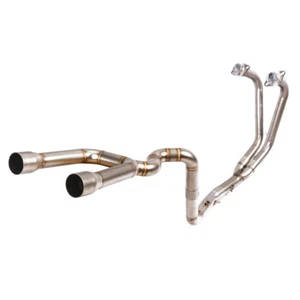 Silenciador de escape doble salida tubo de enlace delantero para Yamaha YZF R3 R25 - Imagen 1 de 4