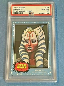 Shaak Ti 2019 Topps Star Wars Living Set #27 - PSA 10 GEM MINT *The Clone Wars - Picture 1 of 2