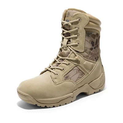 Men's Military Boots Combat Tactical Boots Hiking Motorcycle Army Boots - Image 1 of 4