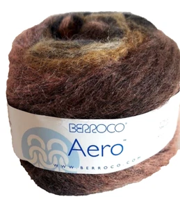 BERROCO Aero Alpaca Blend Yarns Nylon Wool Self Striping 8012 Stratus - Picture 1 of 10