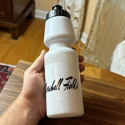 Rare Gym Water Bottle Marshall Fields Promo For Bicycle Bike 80s Scarce USA - Image 1 of 4