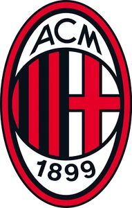 ADESIVO STICKER MILAN SCRITTA PRESPAZIATO per CASCO, MOTO, BICI 16x10cm - Foto 1 di 1