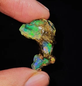 14,55 ct natürlicher äthiopischer Opal Multi Feuer Öl grob AAA-Qualität loser Edelstein - Bild 1 von 4