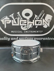 PEARL 14 X 6.5 SENSITONE HERITAGE STEEL SNARE DRUM - Picture 1 of 12