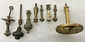 Antike Schubladenknöpfe Raffhalter (8 Stück) - Bild 1 von 9