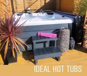 13amp Hot Tub Plug & Play 6 Person USA Balboa White Marble Effect Aquarius - Picture 1 of 11