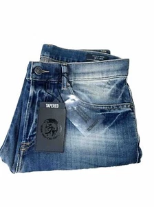 Jeans cónicos Diesel para hombre 2005 D - azul fino talla 30 x 30 009RS precio de venta sugerido por el fabricante 240 GBP - Imagen 1 de 10