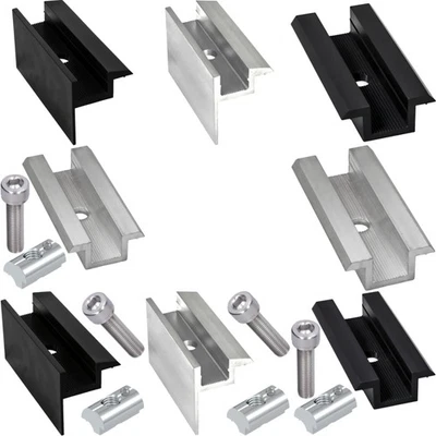 DOITBAU Solarmodul Endklemme Mittelklemme Befestigung Halterung PV Montage Photovoltaik