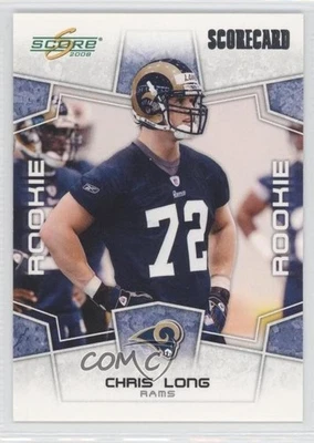2008 Score Rookie Scorecard /649 Chris Long #332 Rookie RC - Image 1 of 2