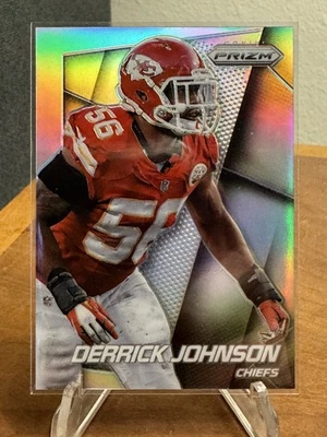 2014 Panini Prizm Silver Prizm Prizms Derrick Johnson #88 SP Rare KC Chiefs  - Image 1 of 2